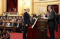 Romeva abandona el Senat amb crits de "llibertat" dels senadors d'ERC i JxCat