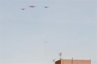 El Ejército repetirá el 28 el ensayo de desfile aéreo realizado en Sevilla para el Día de las Fuerzas Armadas