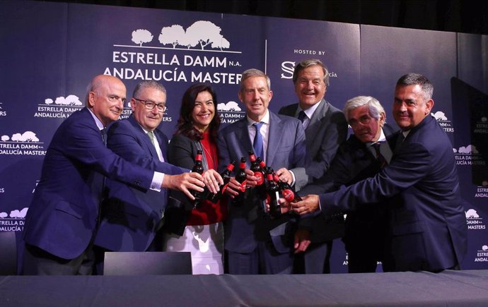 Golf.- El Andalucía Masters pasa a llamarse Estrella Damm Valderrama Masters y a jugarse en junio