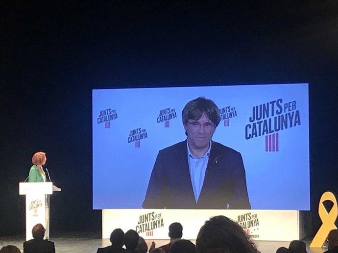26M.- Puigdemont: "En El Parlamento Europeo No Podrá Suspendernos Ningún Juez Prevaricador"