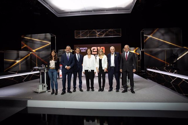 Debate de TV3 con los candidatos a la alcaldía de Barcelona 