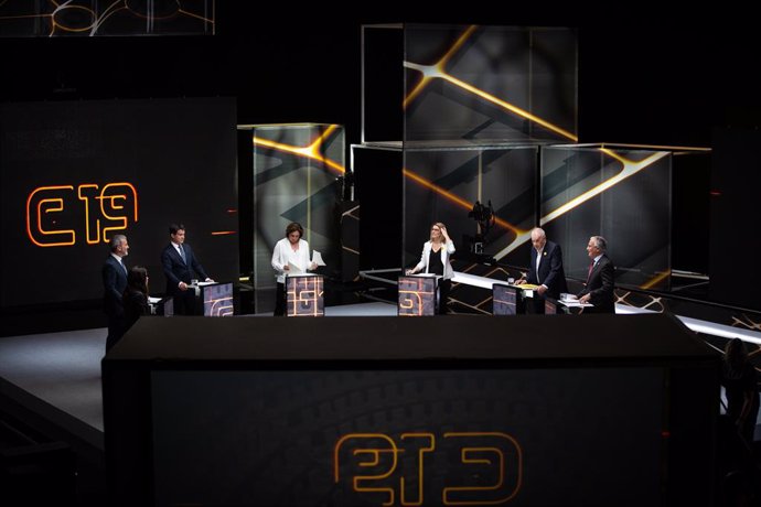 Debat de Tv3 amb els candidats a l'alcaldia de Barcelona 