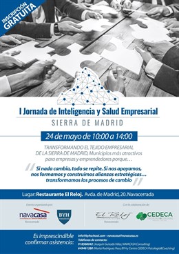 Navacasa, del Club Notegés, organiza la I 'Jornada de Inteligencia y Salud Empresarial' de la Sierra de Madrid