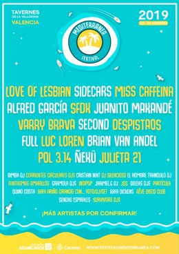 Miss Caffeina, tercer cabeza de cartel del Mediterránea Festival 2019