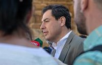 Moreno ofrece a Susana Díaz "un diálogo sincero" sobre los Presupuestos y critica que hable "permanentemente" de Vox