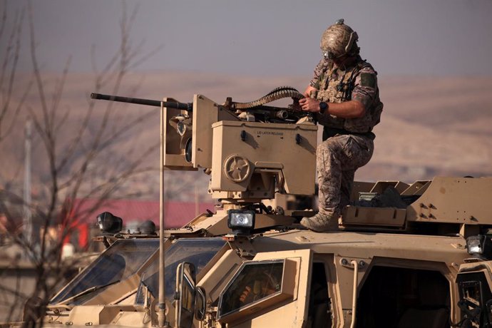 Militar estadounidense cerca de Mosul