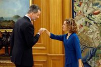 Batet y Cruz comunican oficialmente al Rey la constitución de Congreso y Senado