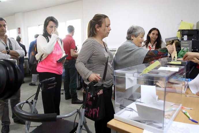 Participación elecciones 28-A en los colegios electorales de Sevilla 