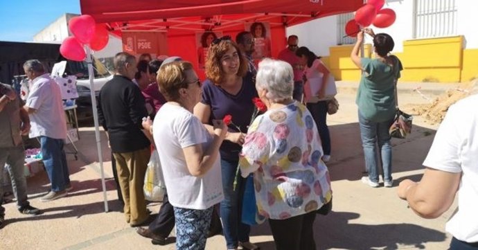 Huelva.- 26M.- PSOE pide el apoyo de la ciudadanía de Aljaraque para "continuar con una buena gestión en el municipio"