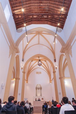 Málaga.- Unicaja.- Fundación Unicaja rehabilita la antigua capilla del Colegio Fernando de los Ríos como salón de actos