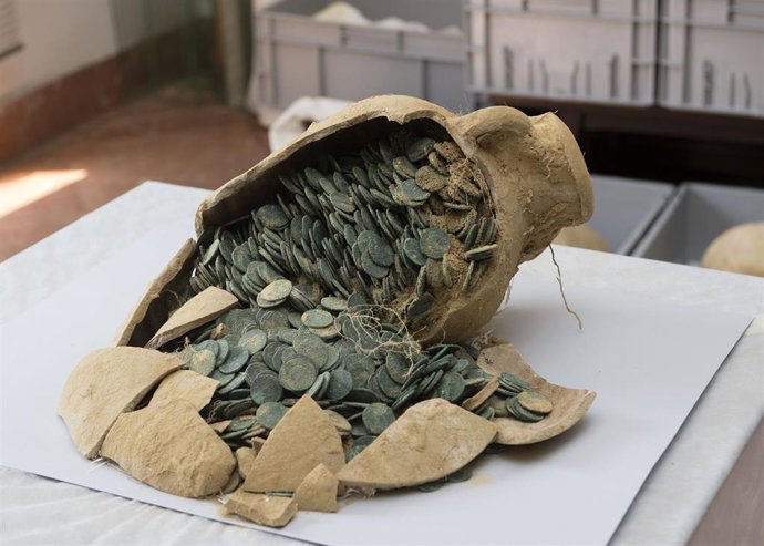 Sevilla.- La consejera de Cultura presenta este jueves las conclusiones del estudio del "tesoro" romano de Tomares