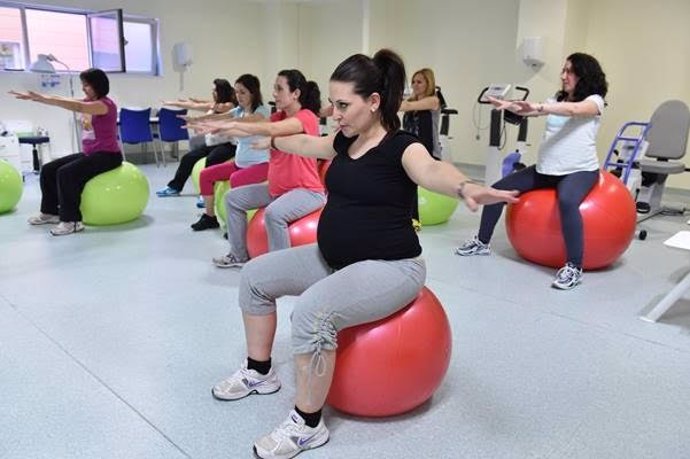 Embarazadas haciendo ejercicio