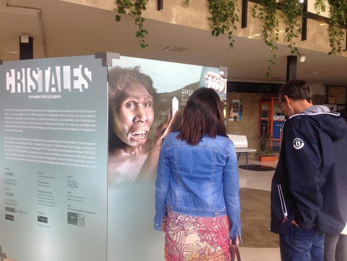 La Fundación Descubre exhibe la exposición 'Cristales, un mundo por descubrir' en el Museo de Reproducciones de Bilbao