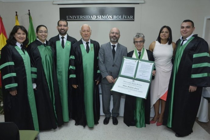 Córdoba.- La catedrática de la UCO Anna Freixas, investida 'doctora honoris' causa por la Universidad Simón Bolivar