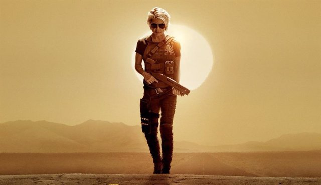 Sarah Connor protagoniza el póster de Terminator: Dark Fate antes del inminente tráiler