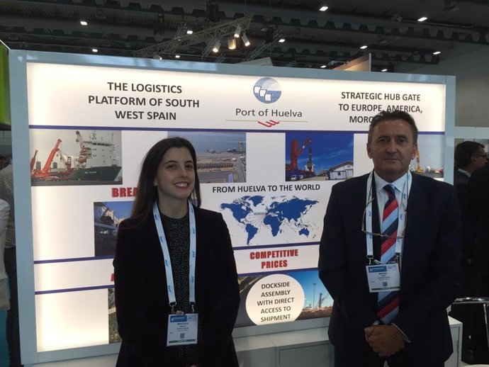 Huelva.- Puertos.- El Puerto expone su capacidad para mover grandes piezas industriales en un evento en Alemania