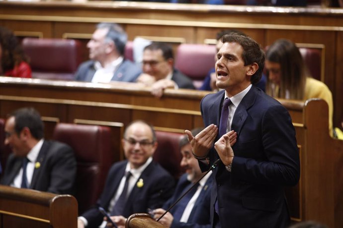 Espanya.- Rivera: "Si Batet fos una presidenta decent, hauria parat l'acatamiento dels diputats presos"