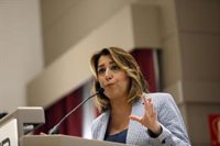 Susana Díaz denuncia que PP y Cs pasan por el "aro" de Vox al plantear "recorte" de trabajadores de Violencia de Género
