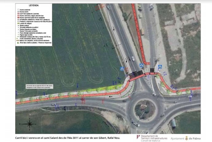 Palma i Són Ferriol estaran connectats per tres eixos cívics