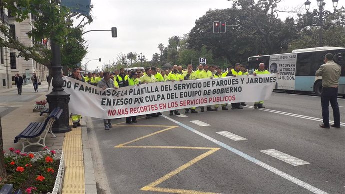 Santander.- Plantilla de Parques y Jardines pide un nuevo pliego acorde a las "necesidades reales" del servicio