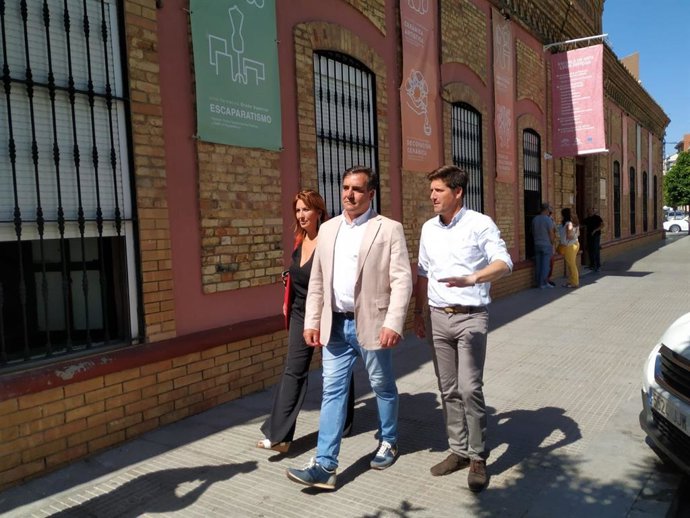 Huelva.- 26M.- Néstor Santos (Cs) critica "la falta de dotaciones" en el barrio del Matadero de Huelva