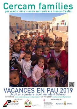 Se buscan familias para acoger en verano a niños saharauis de los campos de refugiados de Tindouf