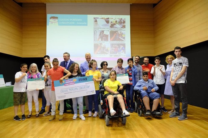Granada.- El colegio de Educación Especial Purísima Concepción, finalista del Concurso Escolar del Grupo Social ONCE