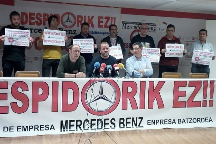 Economía/Motor.- Sindicatos de Mercedes-Benz Vitoria temen nuevos recortes