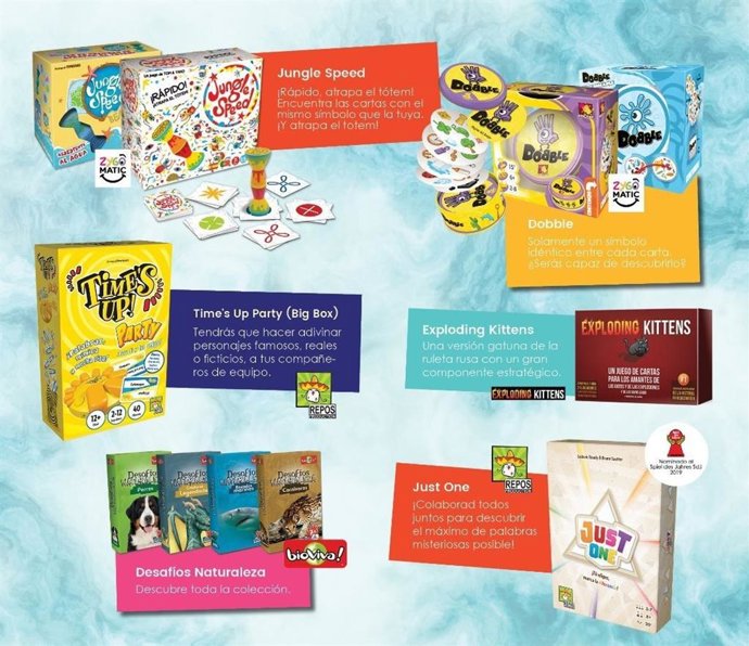 COMUNICADO: Los juegos de mesa recuperan su espacio de cara al verano frente a las múltiples opciones de ocio digital