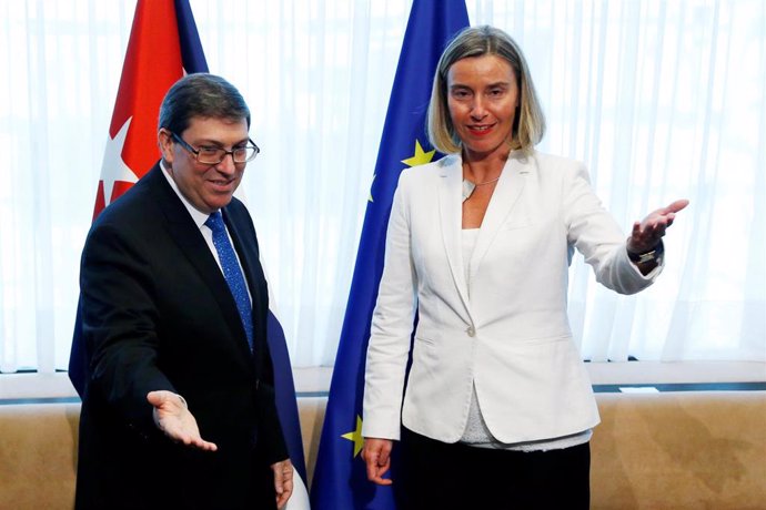 UE/Cuba.- Mogherini y el canciller cubano discuten próximos pasos tras reactivación de la Ley Helms-Burton y Venezuela