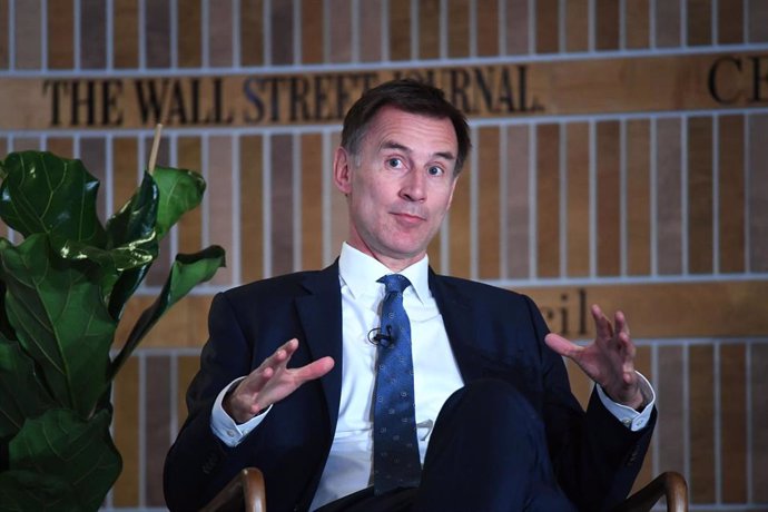 Jeremy Hunt at Wall Street Journal CEO council meeting in London