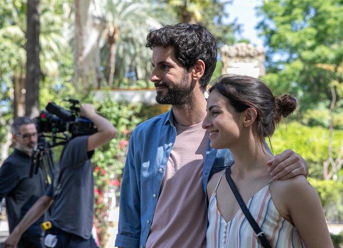 Rodaje de la película 'Una vez más'