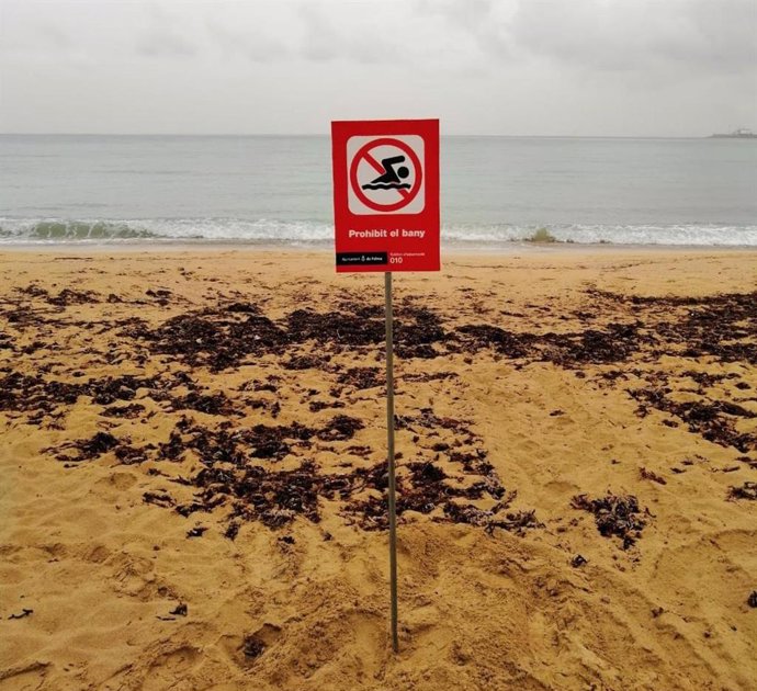 Cort prohíbe el baño hasta nuevo aviso en la Playa de Can Pere Antoni por vertidos de aguas pluviales y residuales