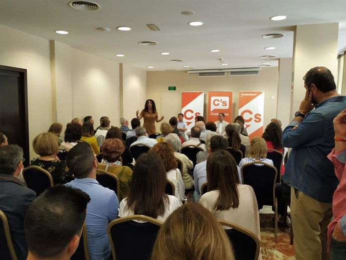 Huelva.- 26M.- Rocío Ruiz asegura que Néstor Santos "llevará el sello de Cs a la Alcaldía de Huelva"