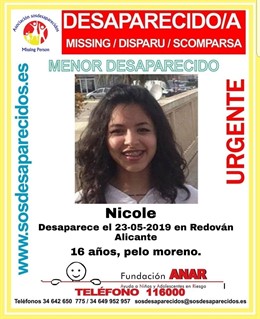 AMP.- Buscan a una menor de 16 años desaparecida desde este jueves en Redován (Alicante)