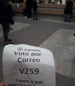 26M.- Un total de 904.000 ciudadanos han votado ya por correo para las elecciones locales, autonómicas y europeas 