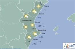 Los valencianos votarán bajo cielos pocos nubosos y con las temperaturas máximas en ascenso