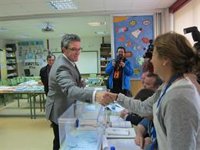 San Martín (Cs) anima a los riojanos a votar porque "hoy va a haber un cambio muy necesario para todos"