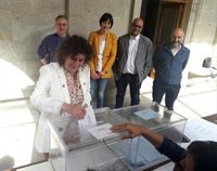 La candidata del BNG a la Alcaldía de Santiago llama a votar para "abrir una nueva etapa con un futuro mejor"
