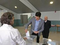 Belaza (Vox) anima a la participación "con la esperanza de que haya un cambio en Logroño"