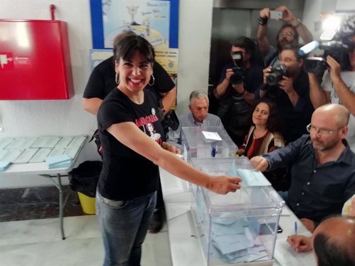 26M.- Teresa Rodríguez (Podemos) pide "que ningún voto progresista se quede en casa"