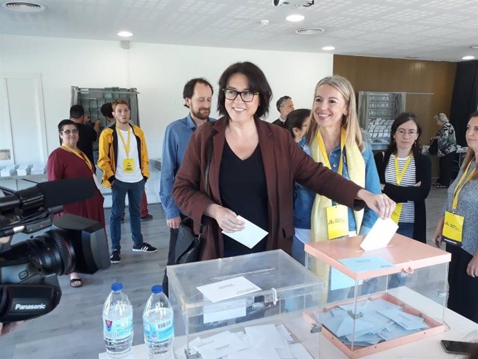 Riba (ERC) vota "pels drets i les llibertats", per Catalunya i per Europa