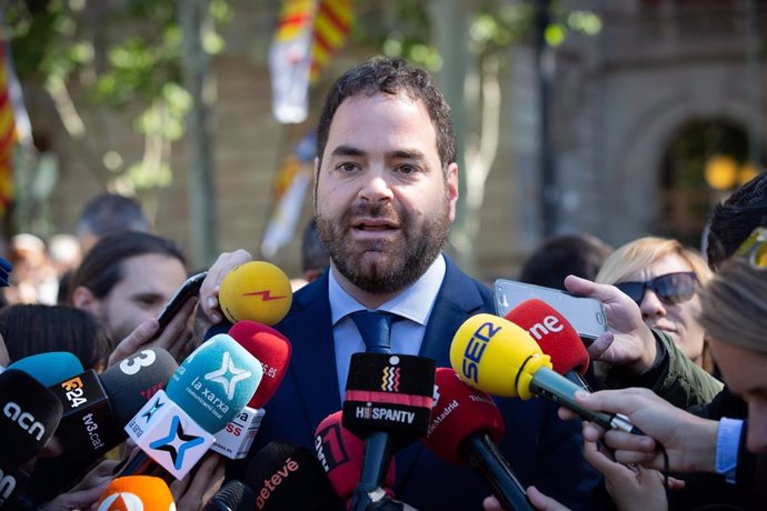 El presidente de la Generalitat catalana, Quim Torra, declara en el TSJC 