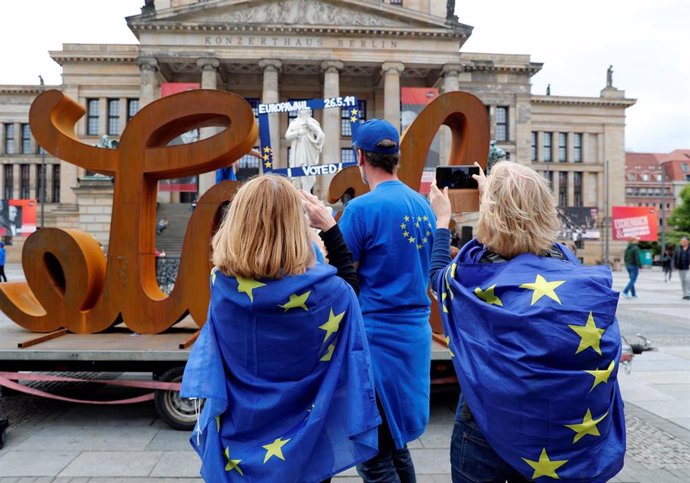 UE.- La participación a las elecciones europeas en Alemania sube tres puntos a media tarde respecto a 2014