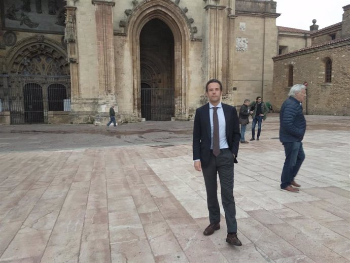 Ignacio Cuesta, candidato de Ciudadanos a la alcaldía de Oviedo.