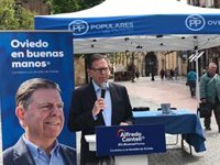 Canteli (PP) llama al resto de fuerzas a "colaborar para hacer un Oviedo mejor"