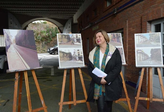 Oviedo.- La peatonalización de la calle Paraíso incluirá bolardos, jardineras y aparcamientos de bicis