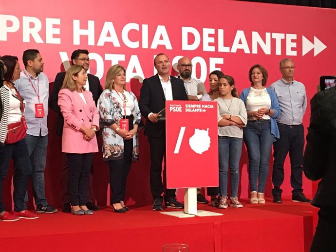 26M.- Hidalgo (PSOE) Afirma Que Las Palmas De Gran Canaria "Ha Despertado" Y Buscará Formar Gobierno A Partir Del Lunes
