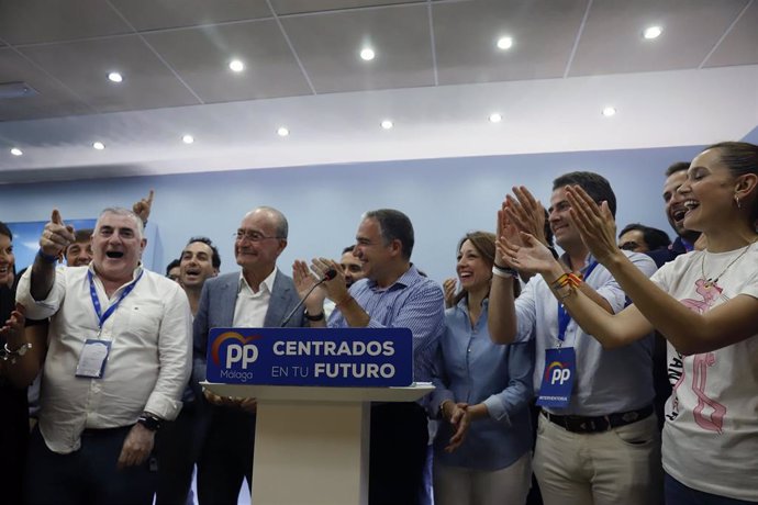 Málaga.- 26M-M.- Bendodo: "El PP ha ganado las elecciones" y "va a trabajar para construir nuevas mayorías"