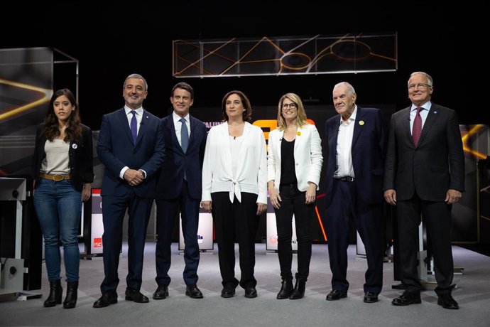 26M.- Los alcaldables de Barcelona acaban su campaña con Maragall y Colau como favoritos